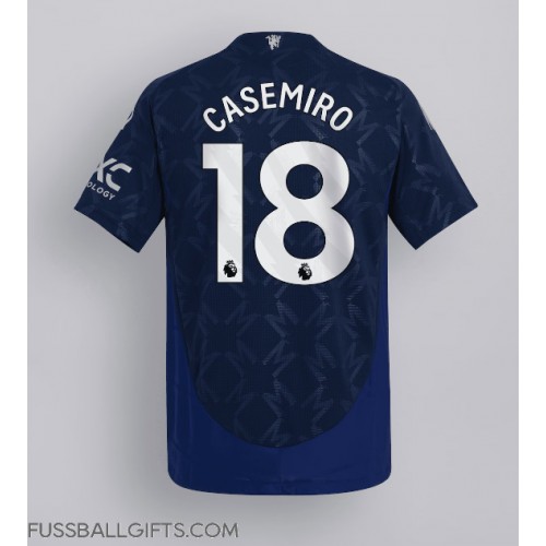 Manchester United Casemiro #18 Fußballbekleidung Auswärtstrikot 2024-25 Kurzarm